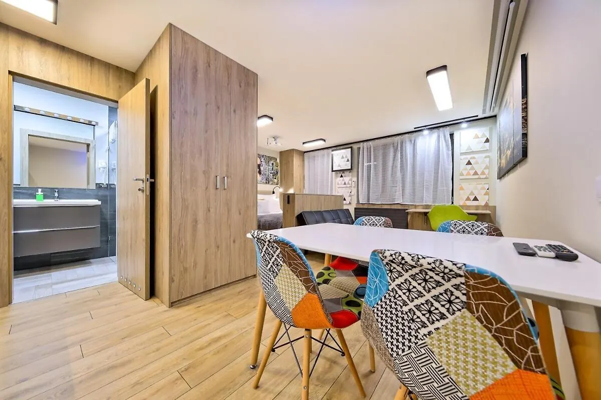 Studio Apartment With Projector And Balcony Between Main Square And Kazimierz Quarter Krakow