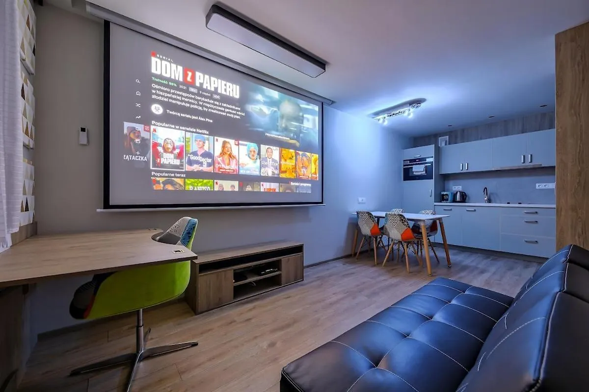 Studio Apartment With Projector And Balcony Between Main Square And Kazimierz Quarter Krakow